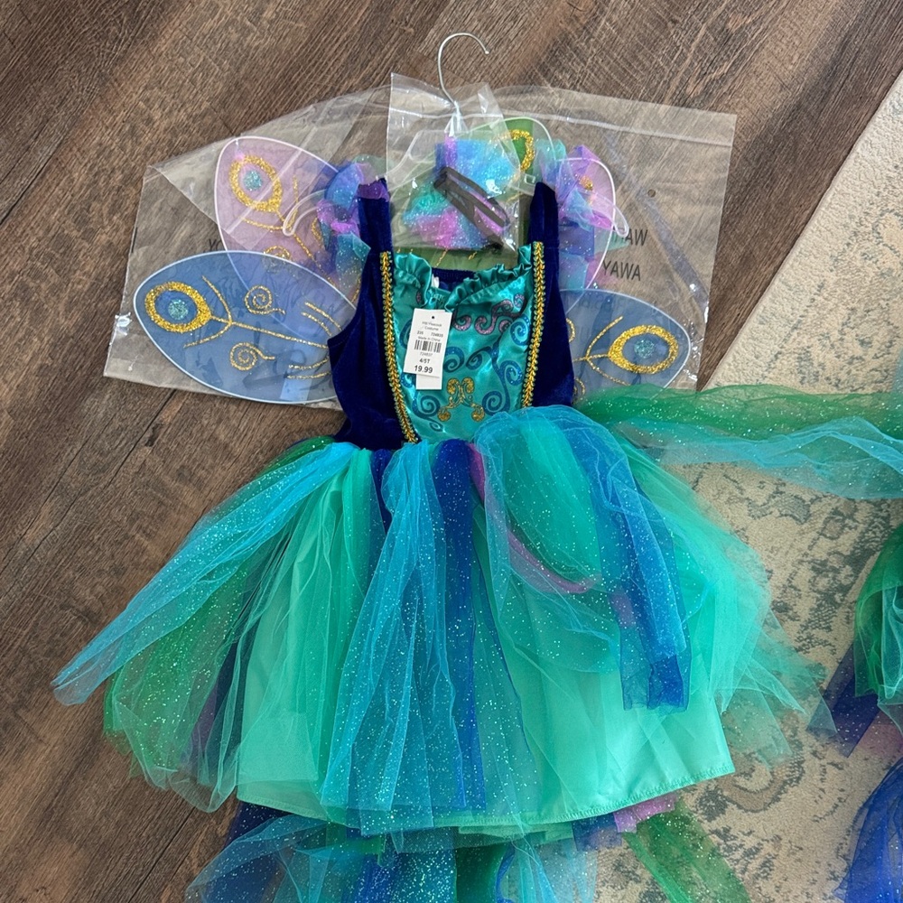 Enchanting Peacock Costume for Kids